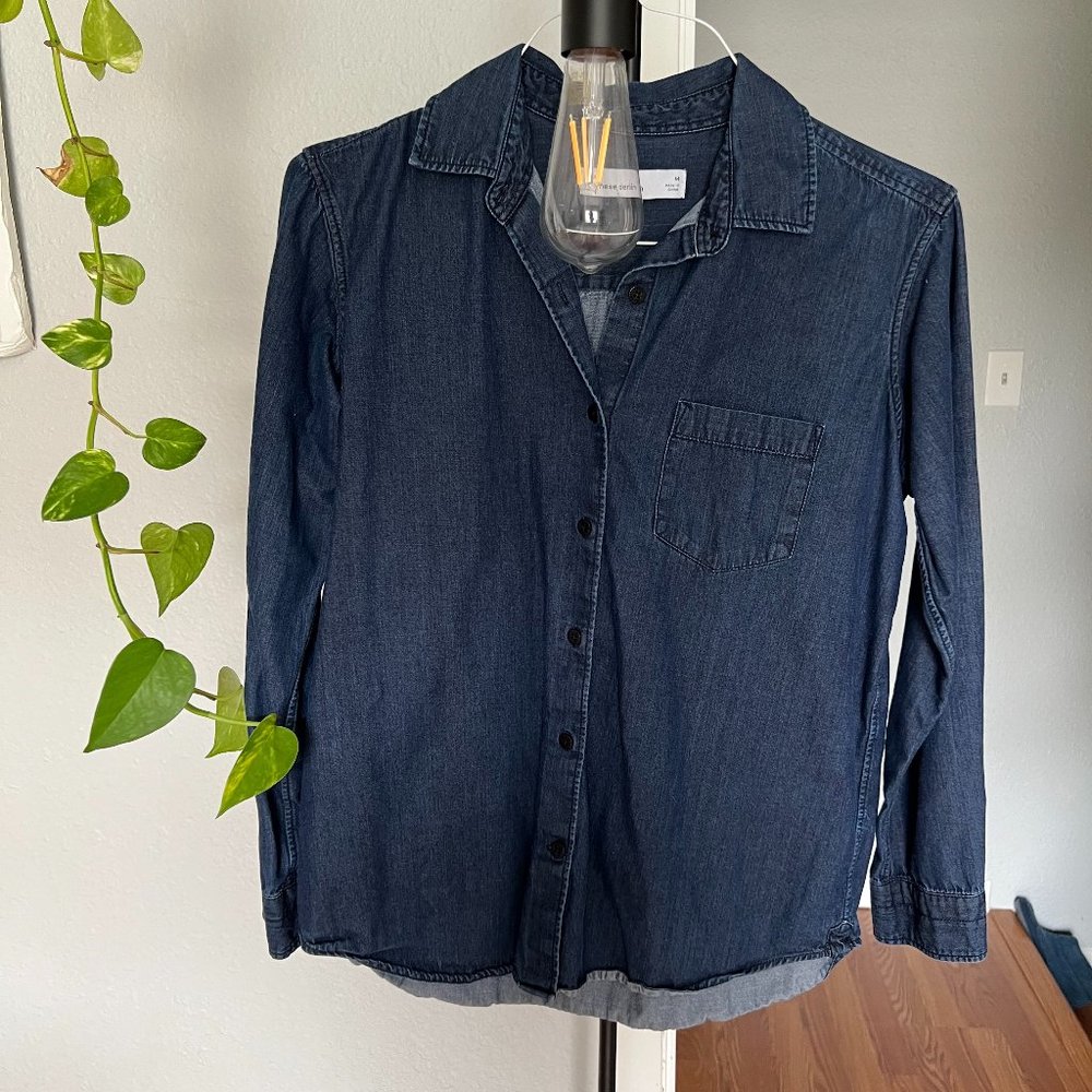 Grana Japanese Denim Boyfriend Shirt (M)
